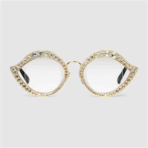 gucci inspired crystal sunglasses